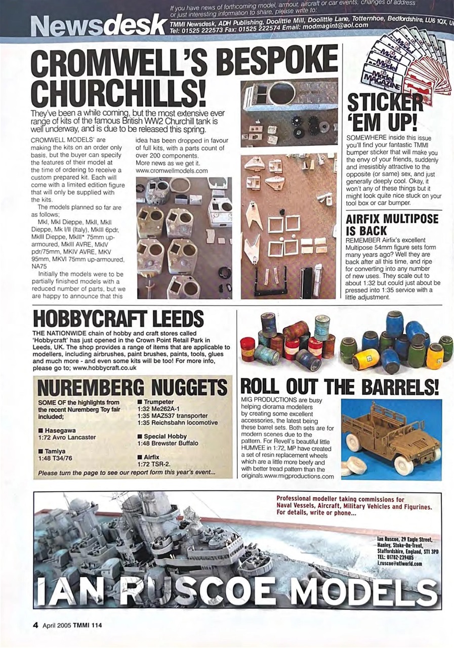 Tamiya Model Magazine Preview Pages