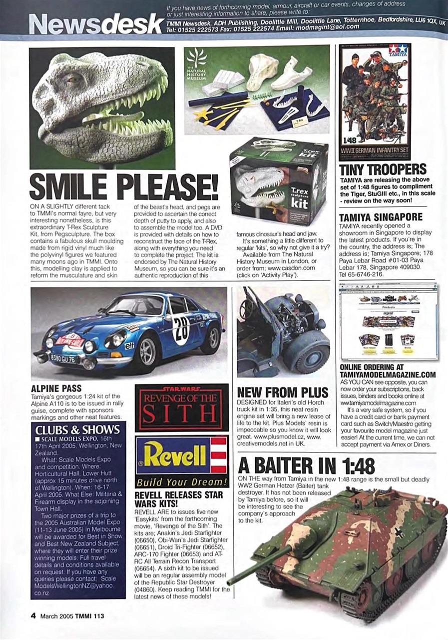 Tamiya Model Magazine Preview Pages