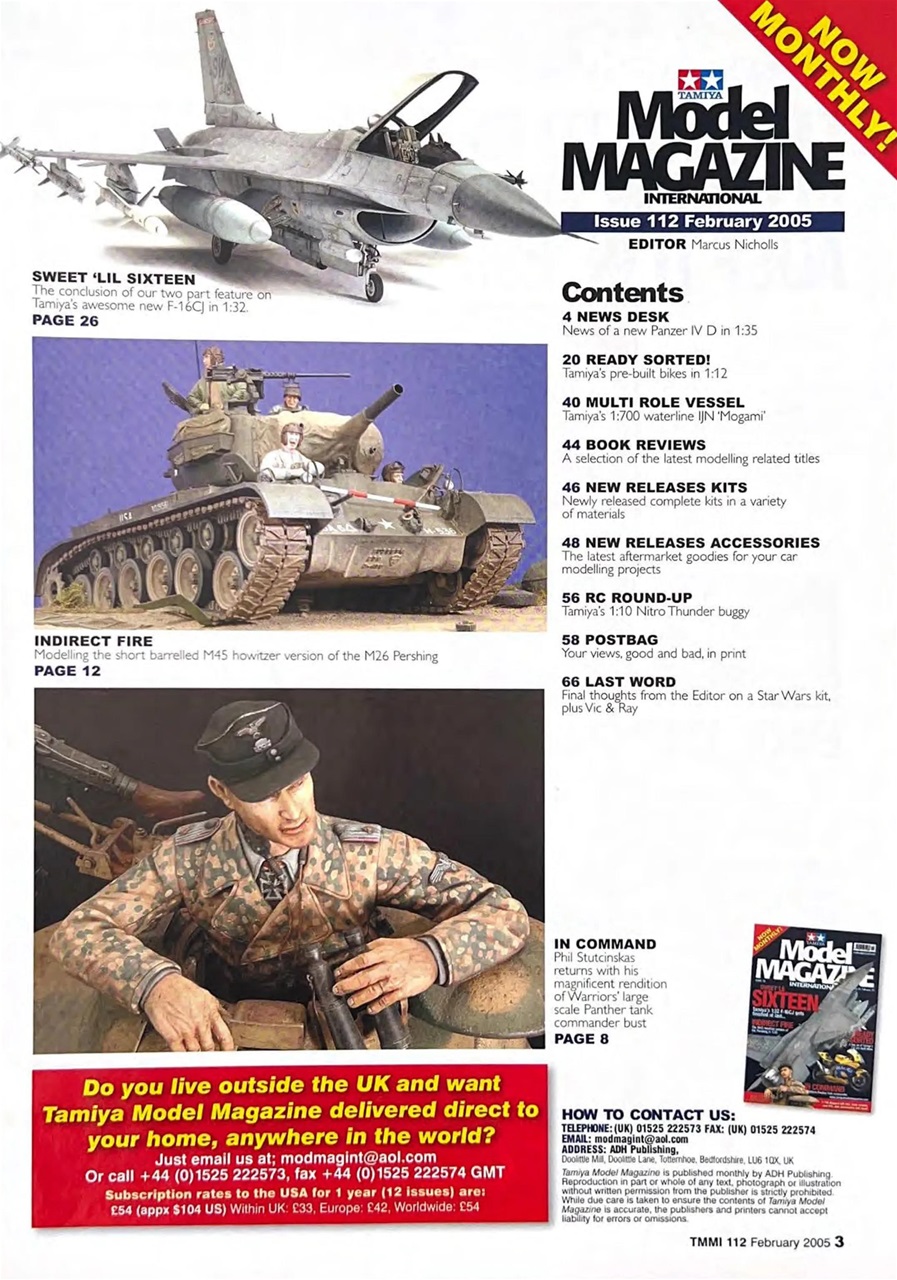 Tamiya Model Magazine Preview Pages