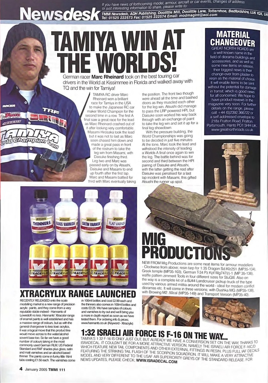 Tamiya Model Magazine Preview Pages