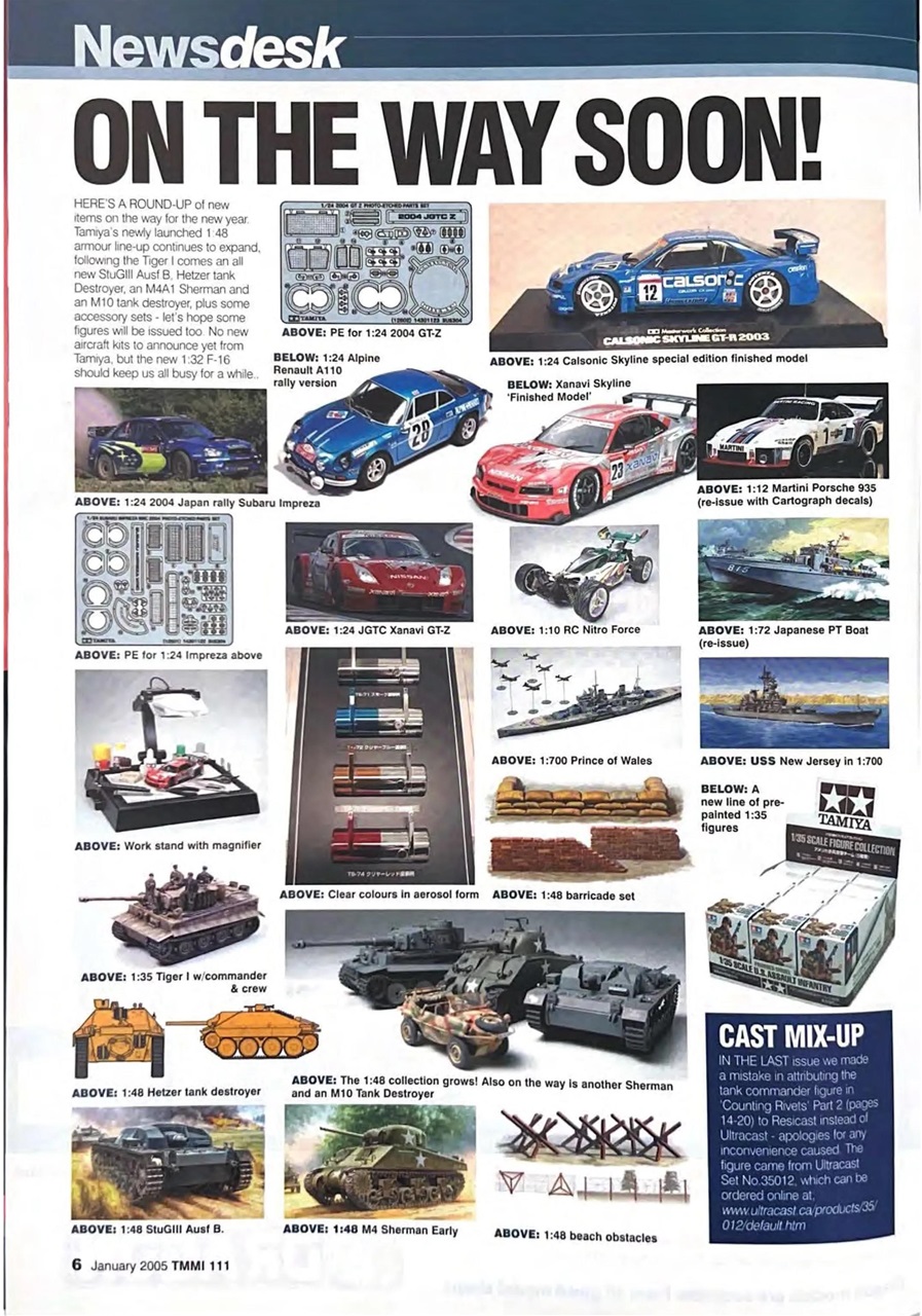 Tamiya Model Magazine Preview Pages