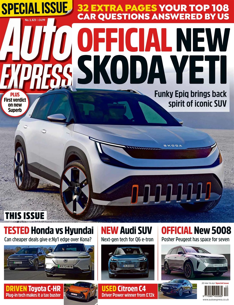 Auto Express Preview Pages