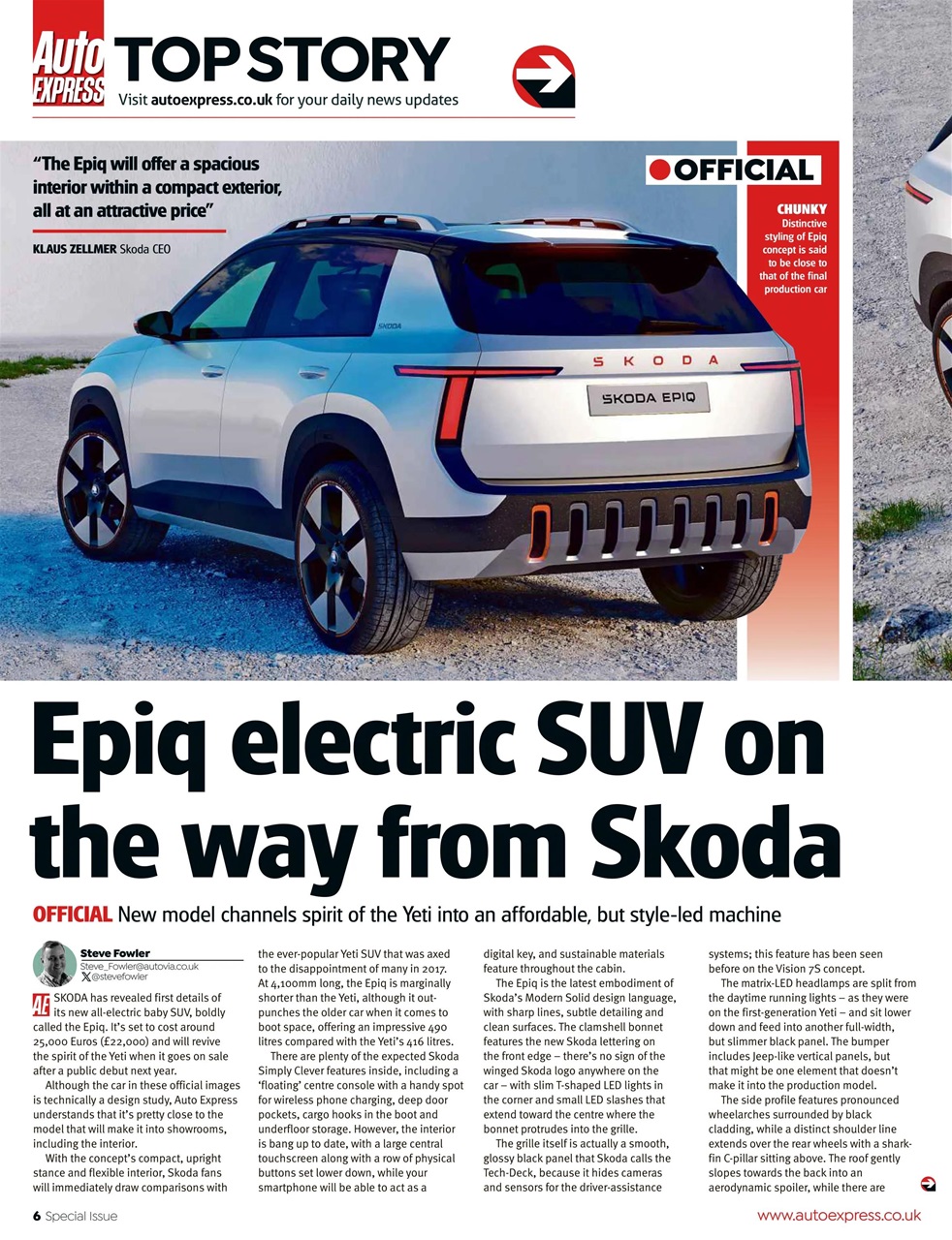 Auto Express Preview Pages