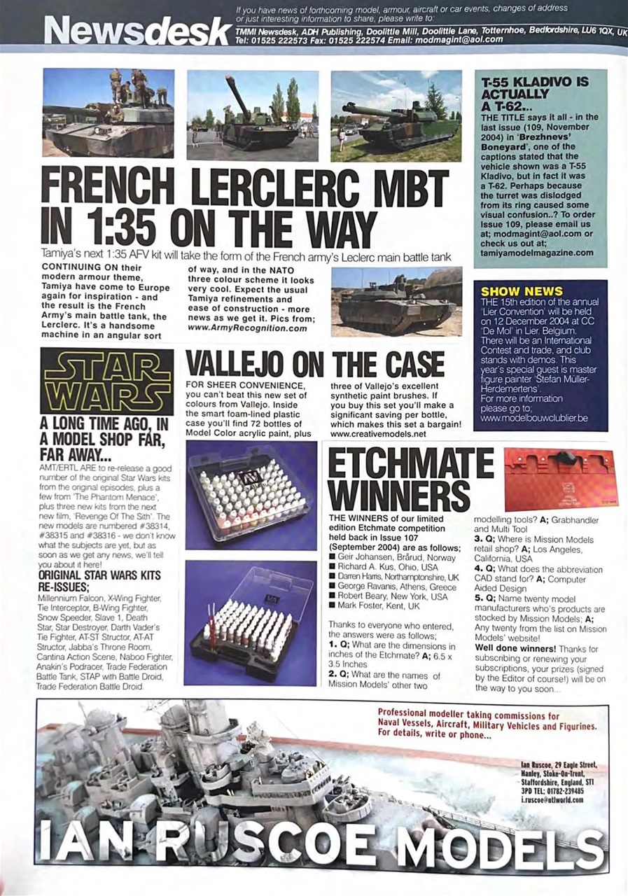 Tamiya Model Magazine Preview Pages