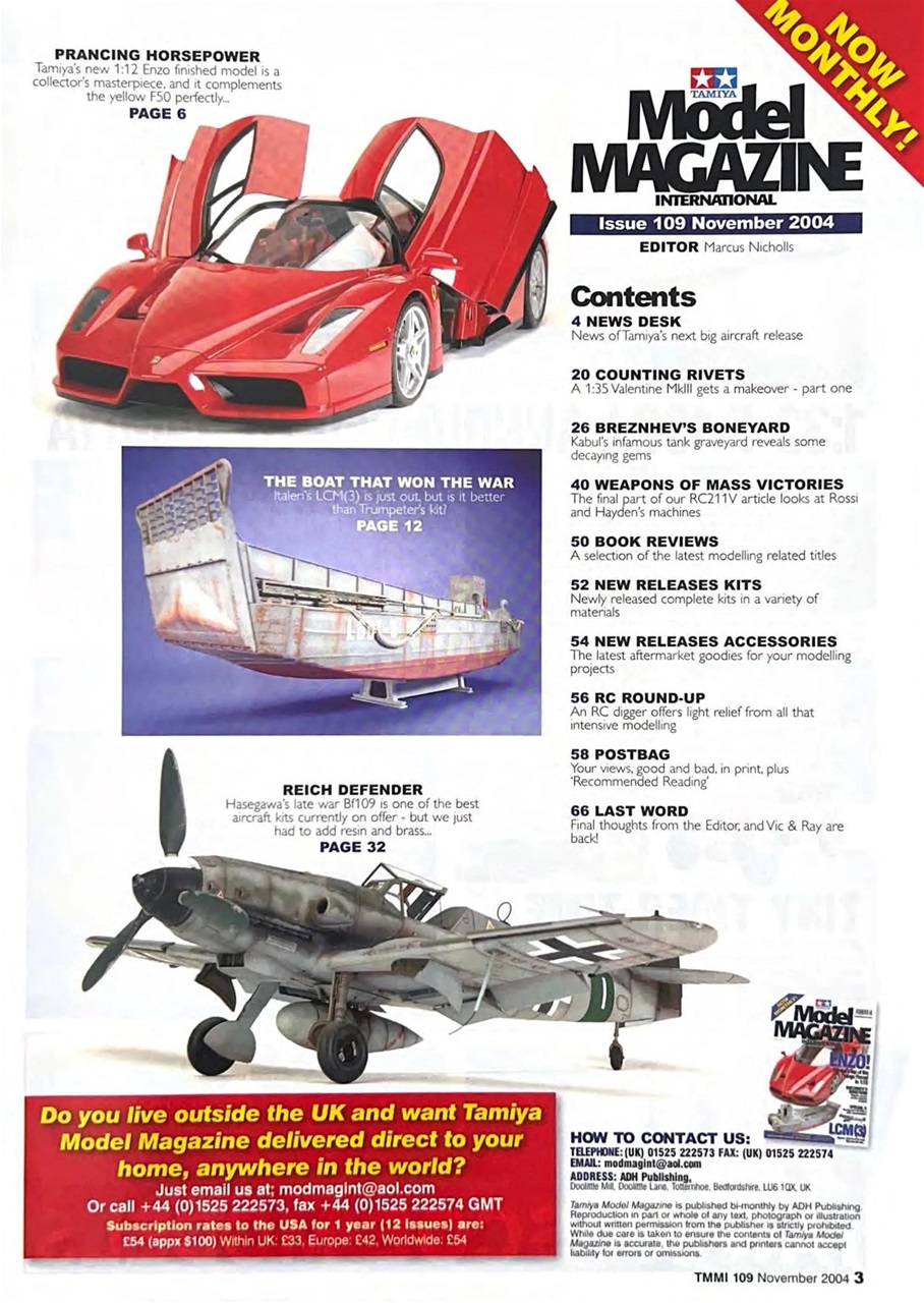 Tamiya Model Magazine Preview Pages