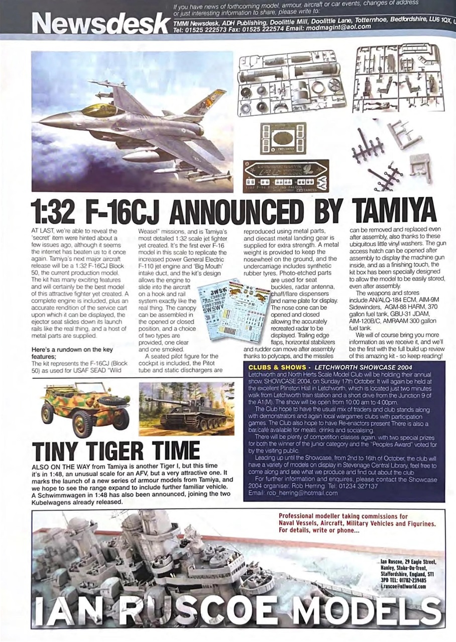 Tamiya Model Magazine Preview Pages