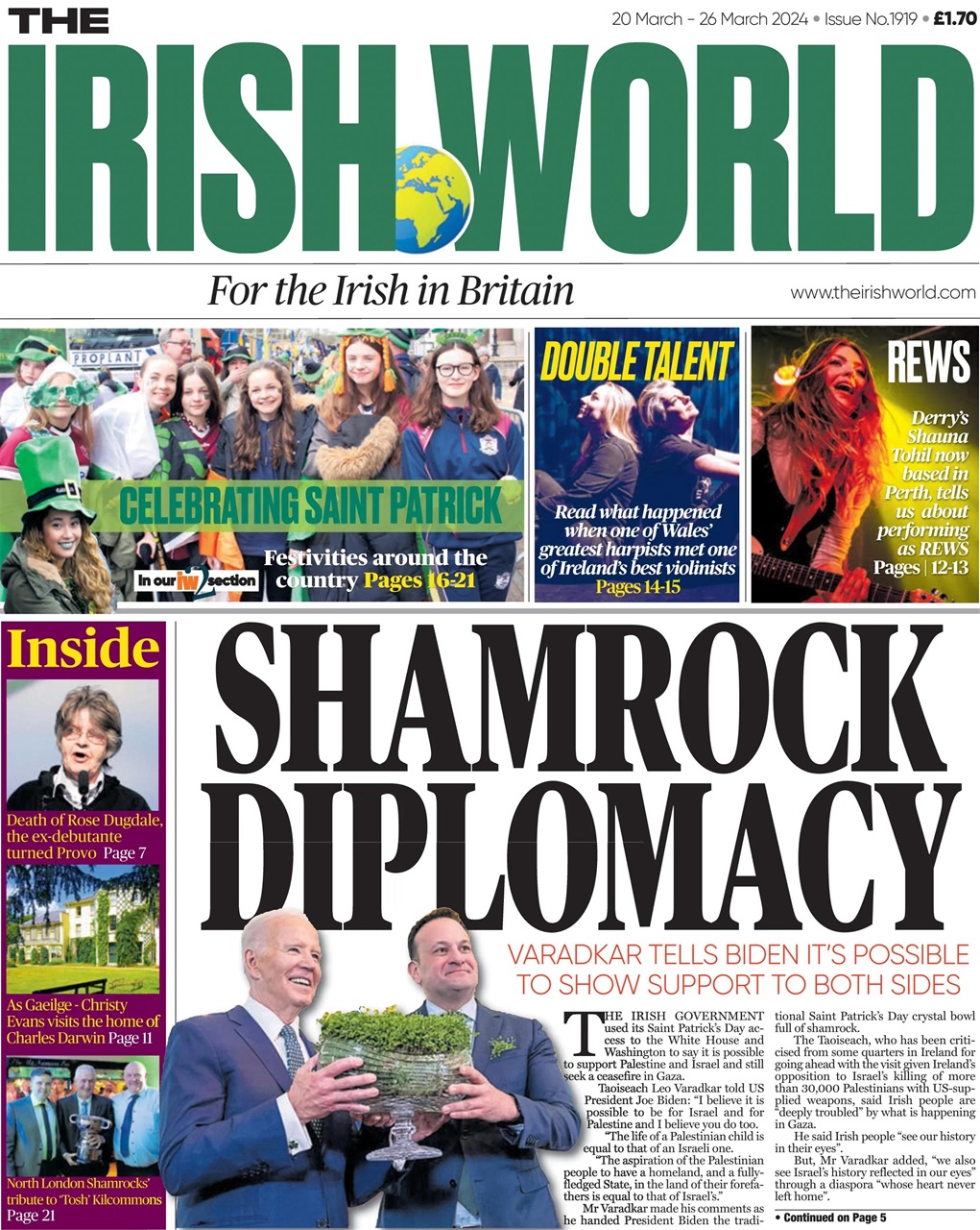 Irish World Preview Pages