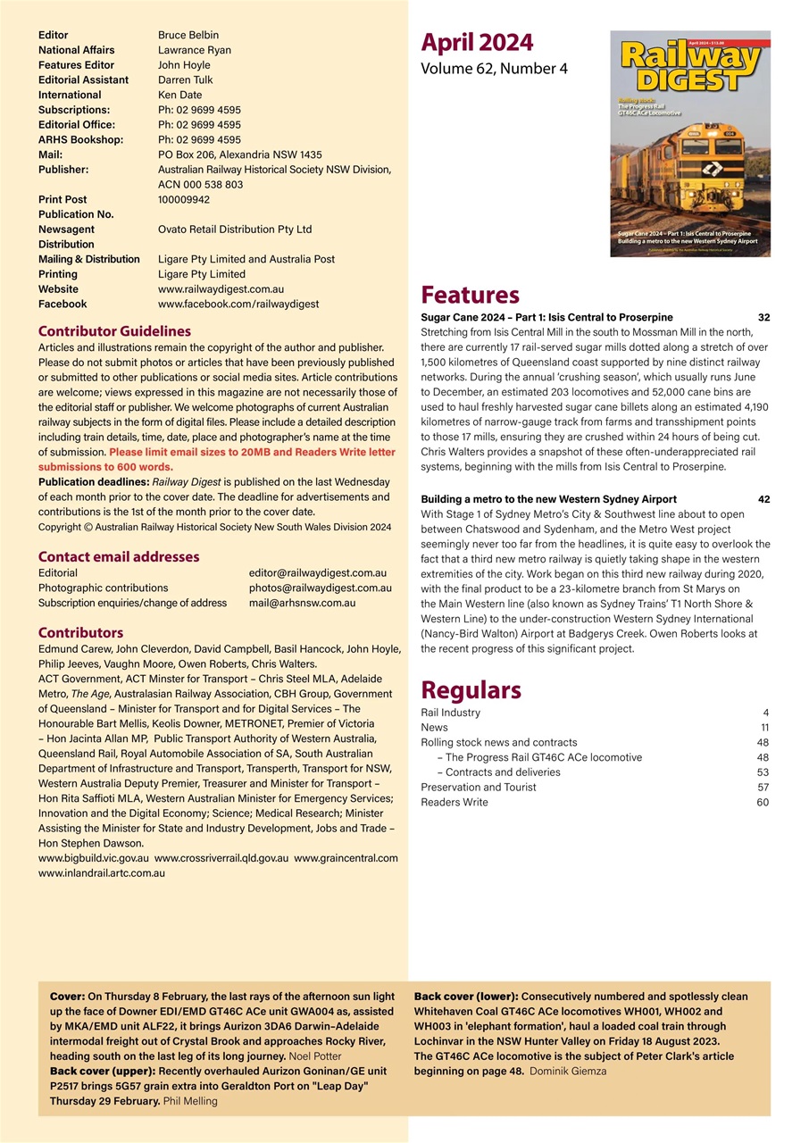 Railway Digest Preview Pages