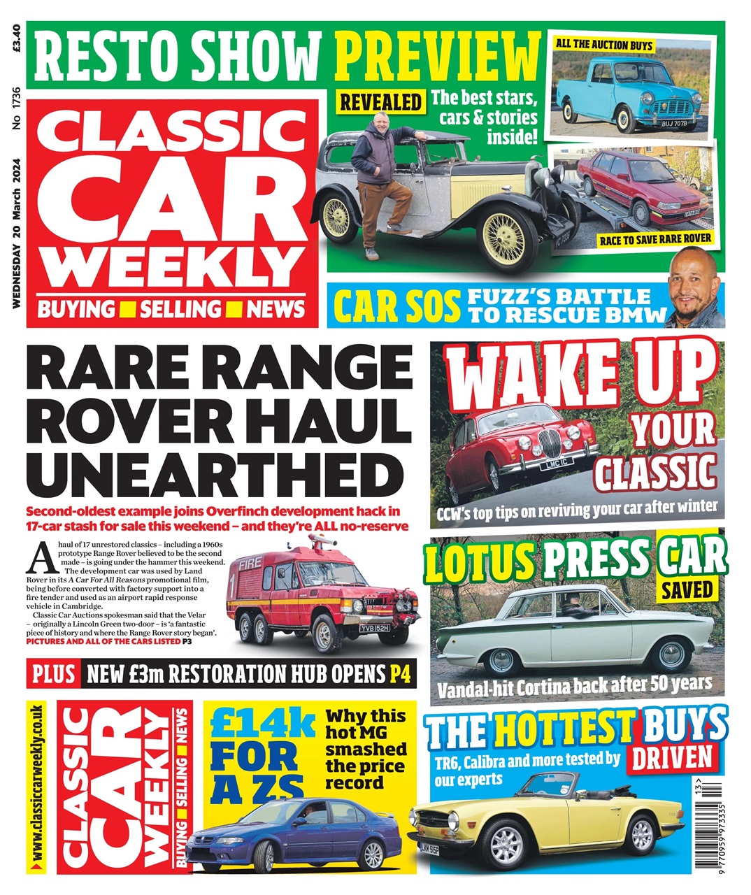 Classic Car Weekly Preview Pages
