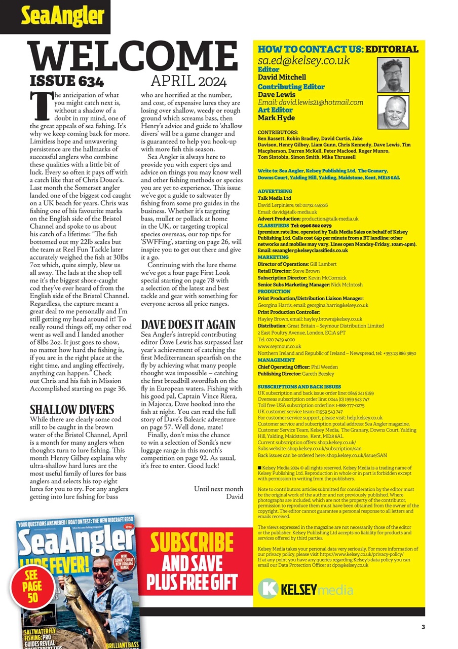 Sea Angler Preview Pages