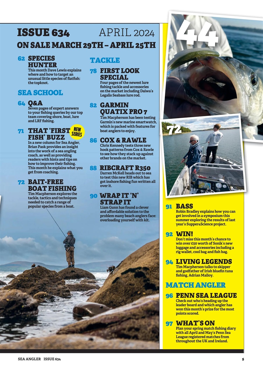 Sea Angler Preview Pages