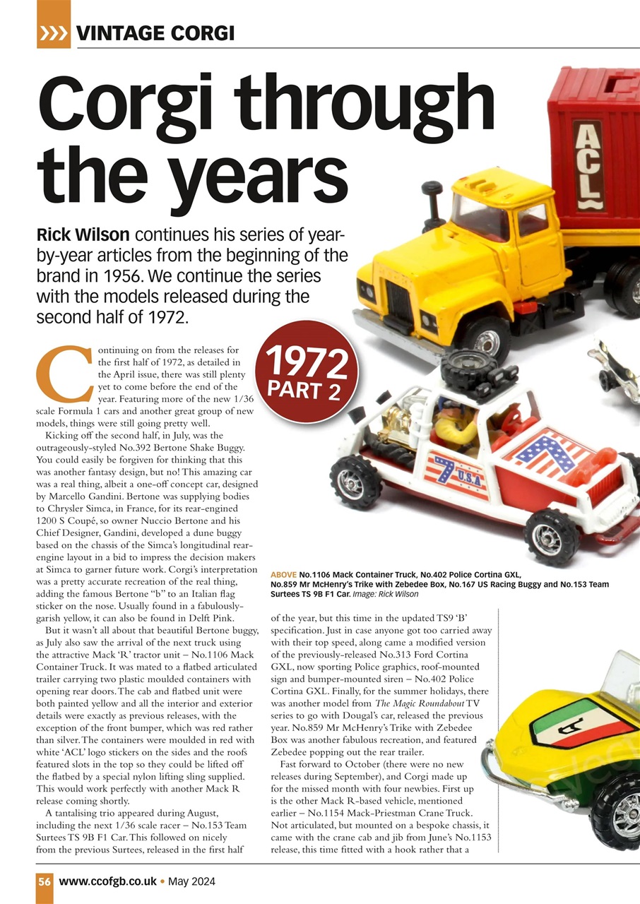 Diecast Collector Preview Pages