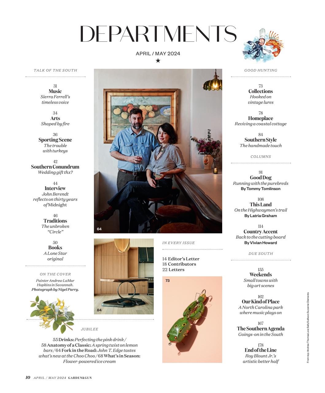 Garden and Gun Magazine Preview Pages