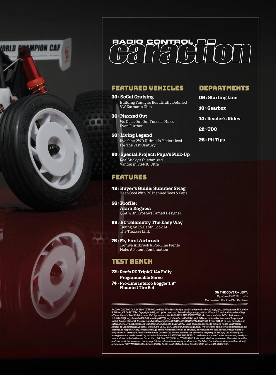 RC Car Action Preview Pages