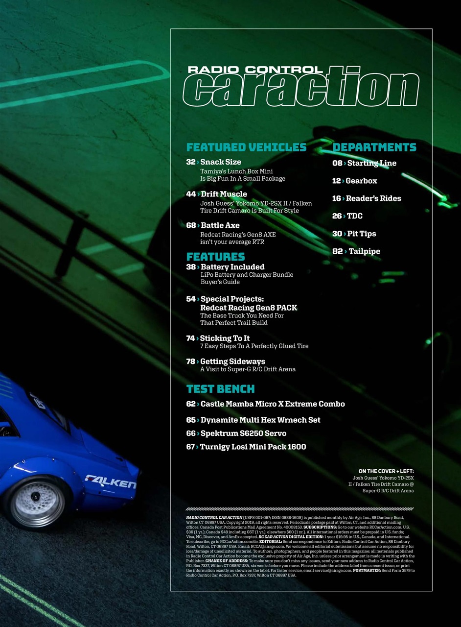 RC Car Action Preview Pages