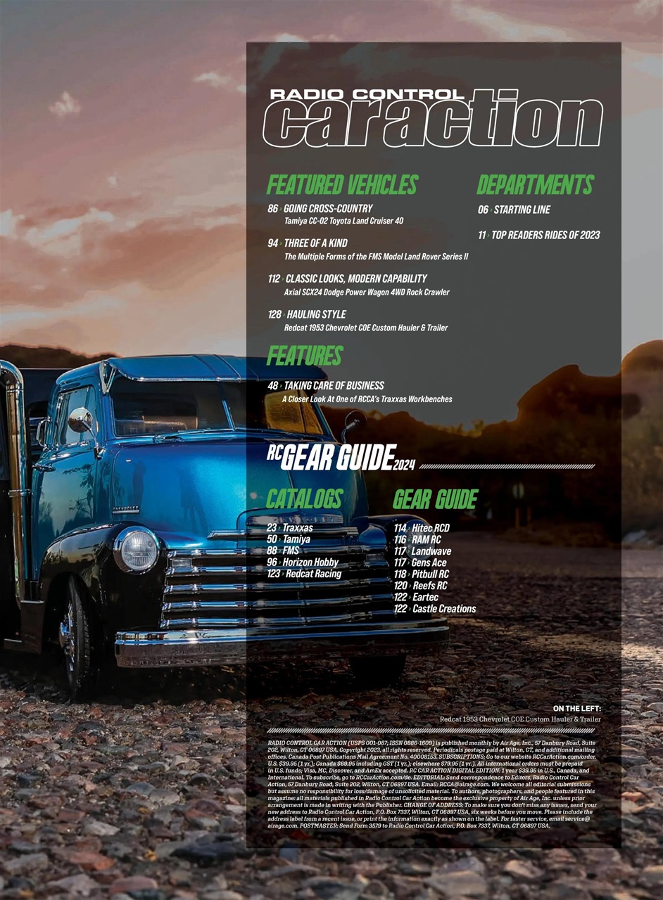 RC Car Action Preview Pages
