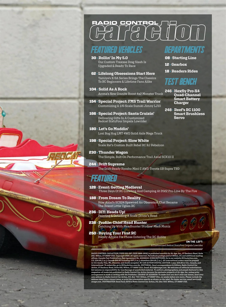 RC Car Action Preview Pages