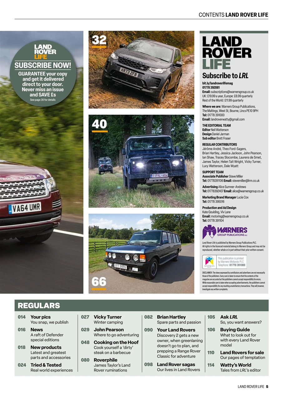 Land Rover Life Preview Pages