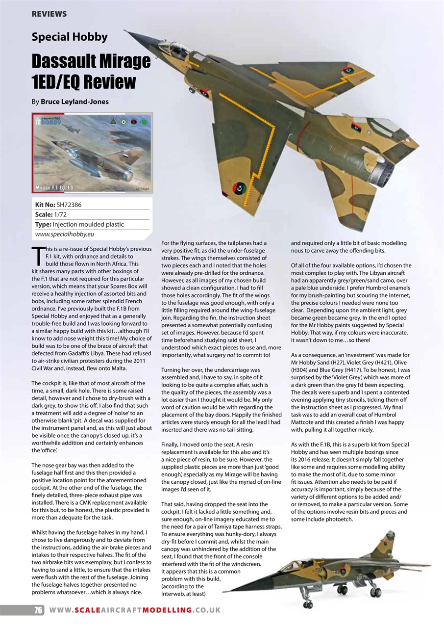 Scale Aircraft Modelling Preview Pages
