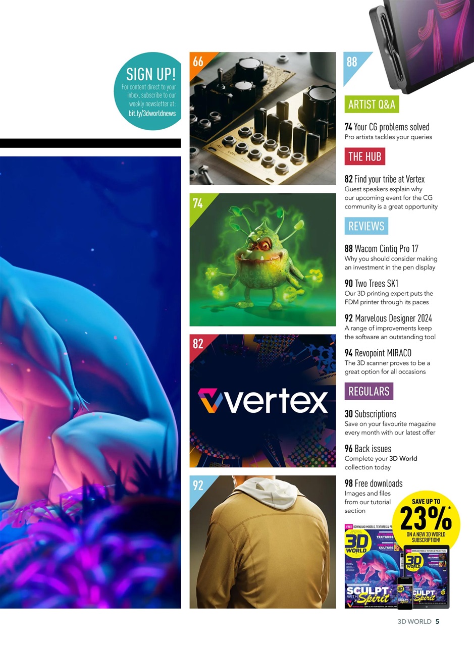 3D World Preview Pages