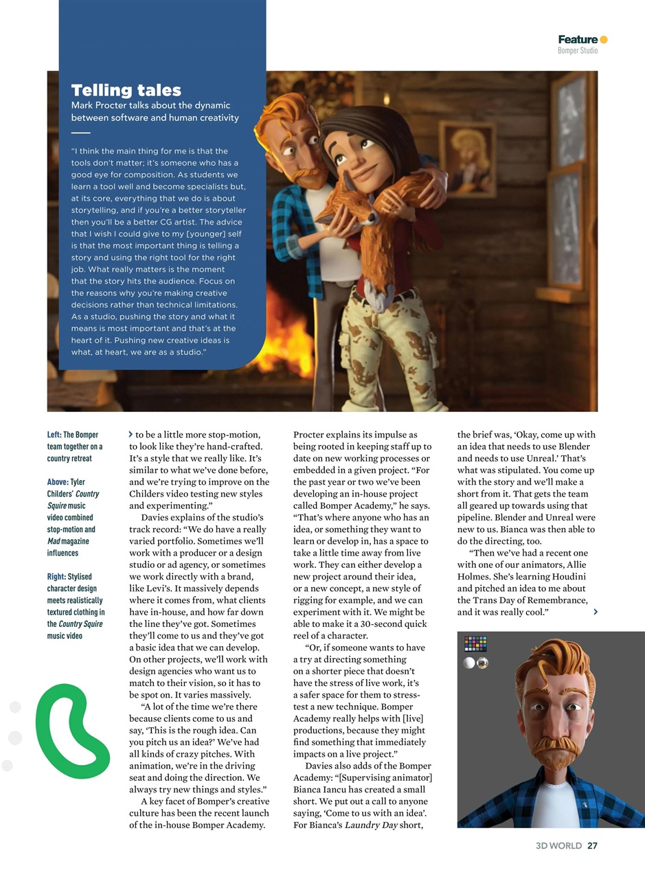 3D World Preview Pages