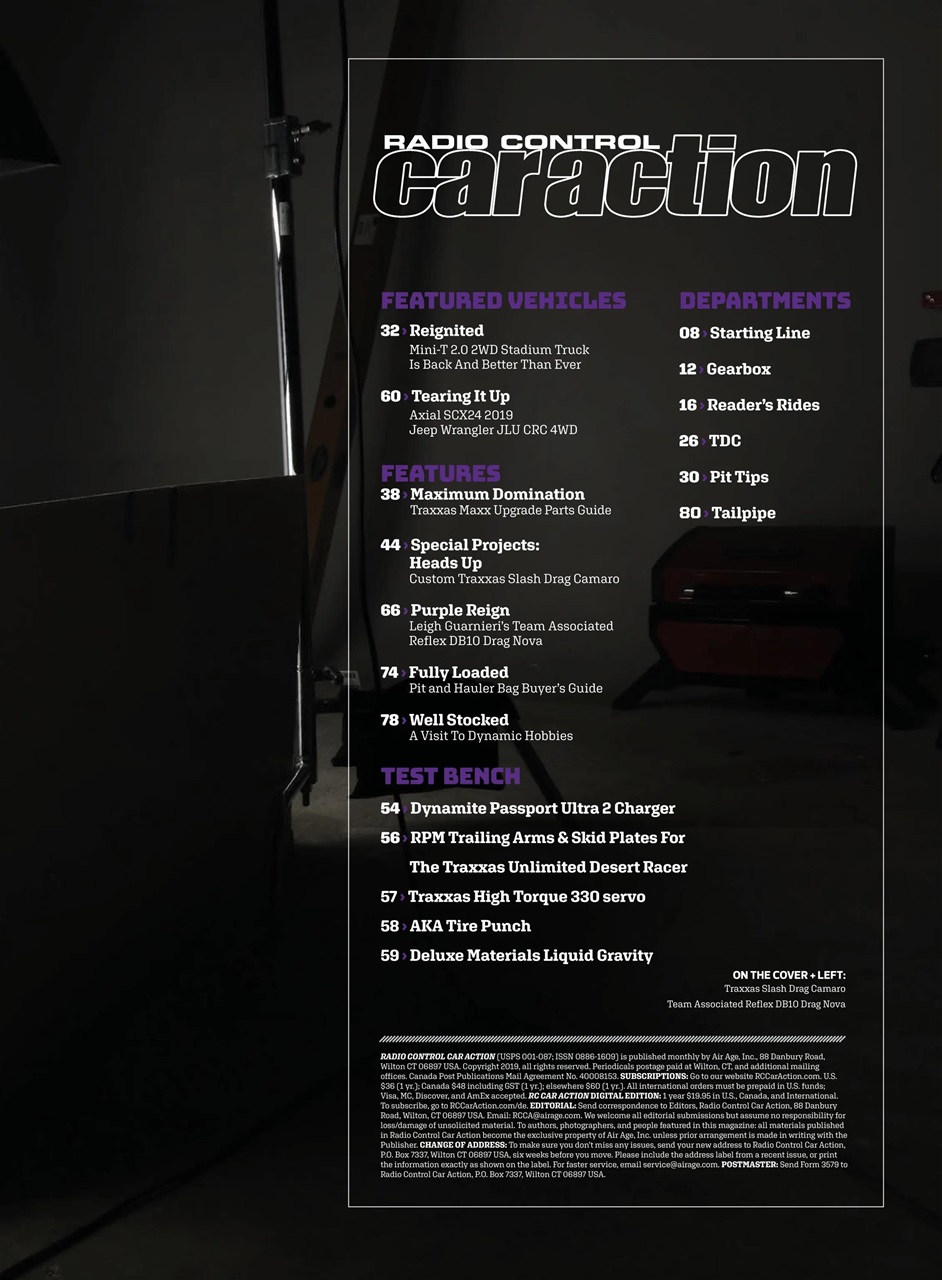 RC Car Action Preview Pages