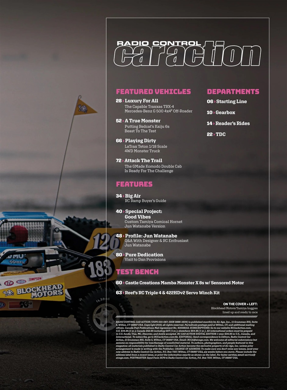 RC Car Action Preview Pages