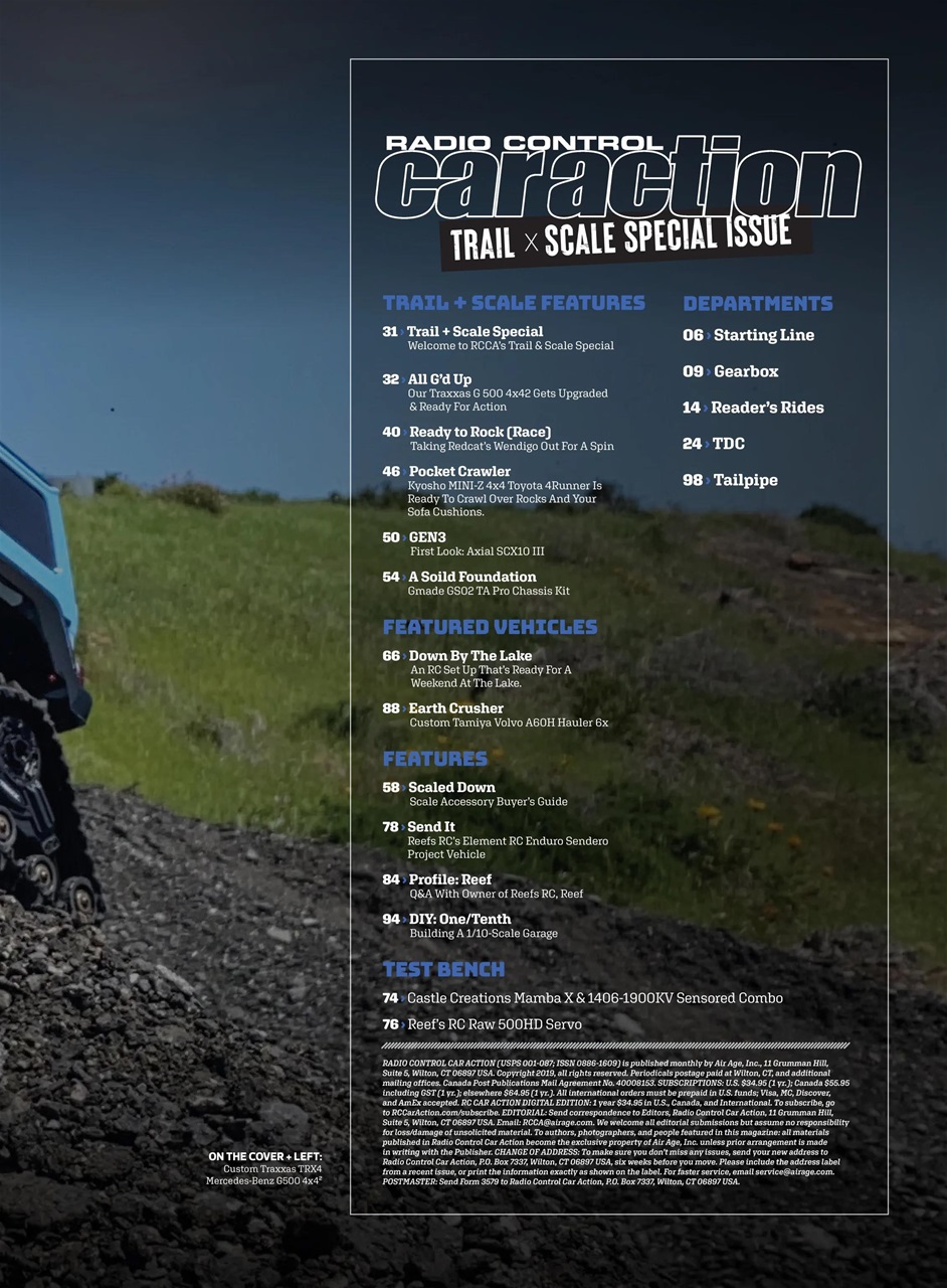 RC Car Action Preview Pages