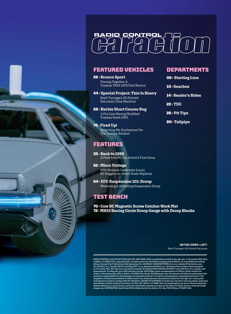 RC Car Action Preview Pages