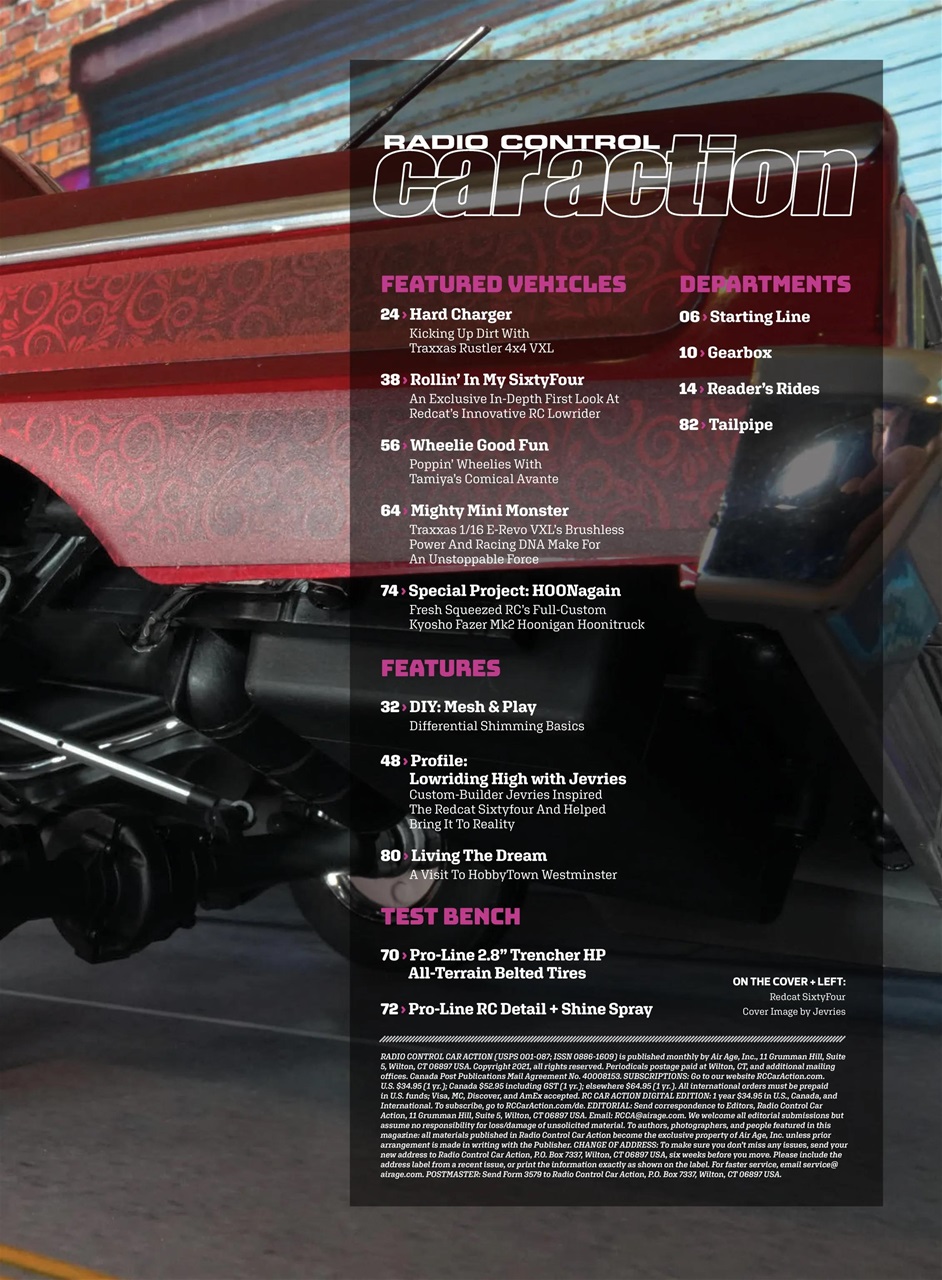 RC Car Action Preview Pages