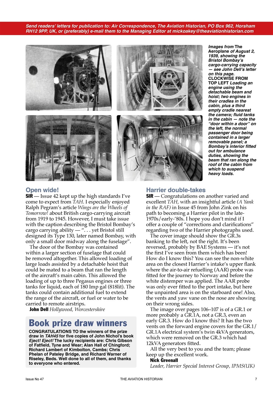 The Aviation Historian Magazine Preview Pages