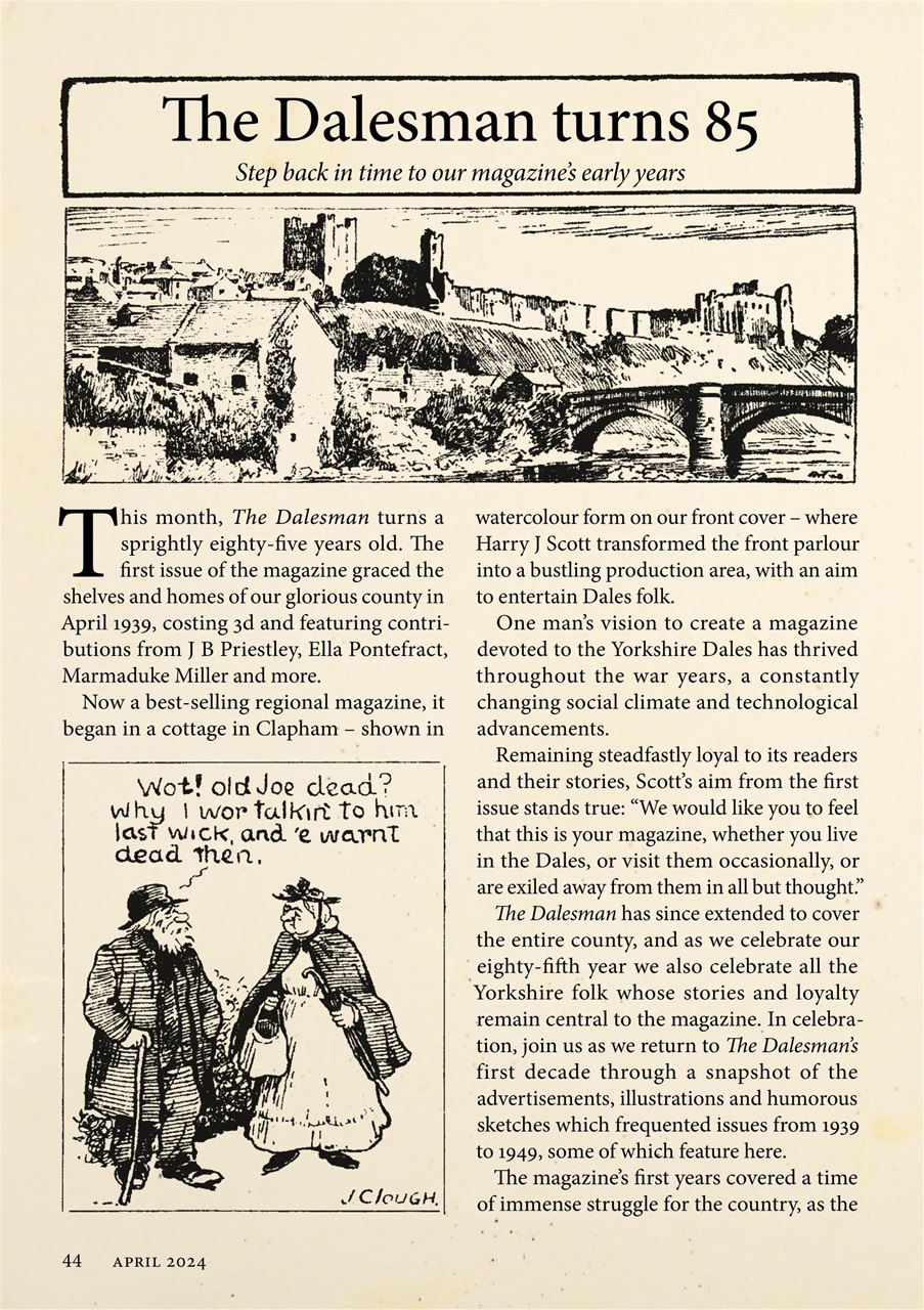 The Yorkshire Dalesman Preview Pages