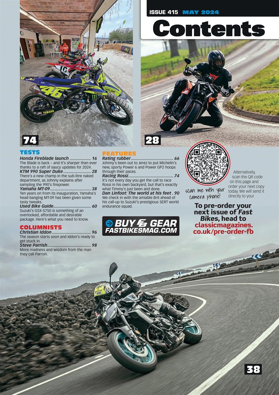 Fast Bikes Preview Pages