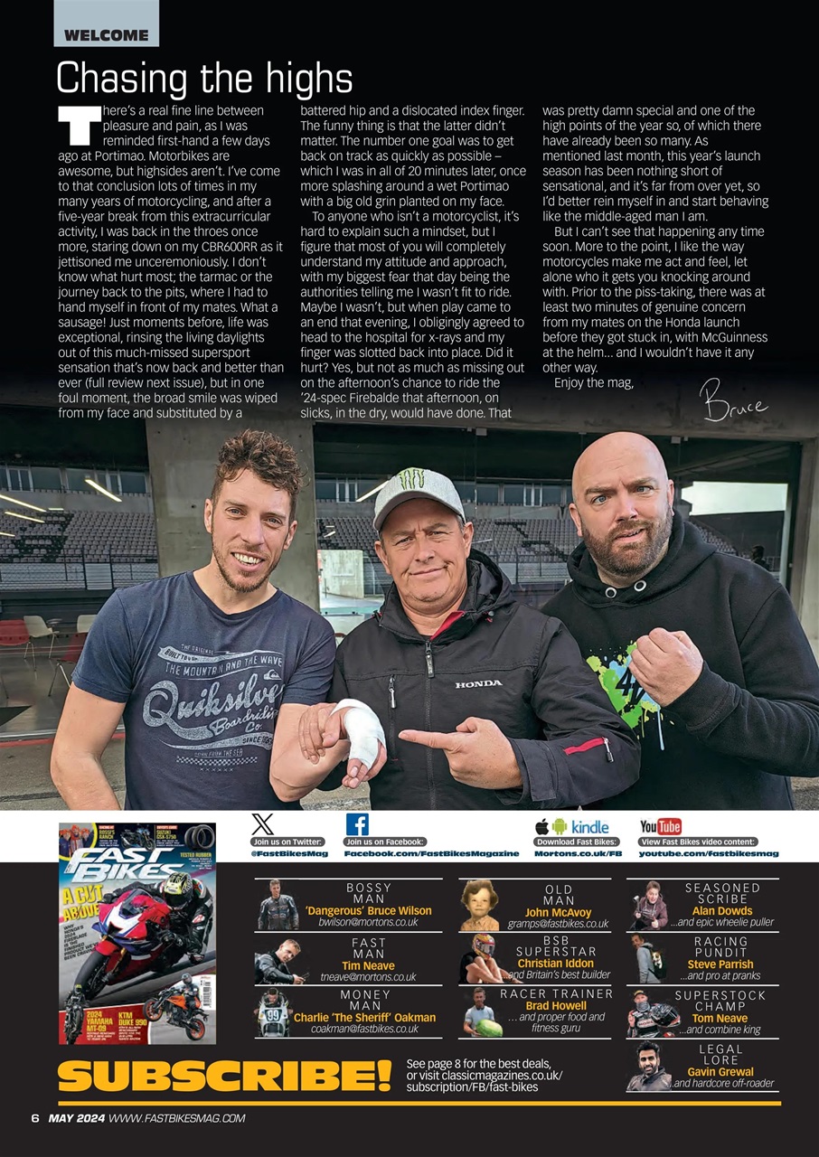 Fast Bikes Preview Pages