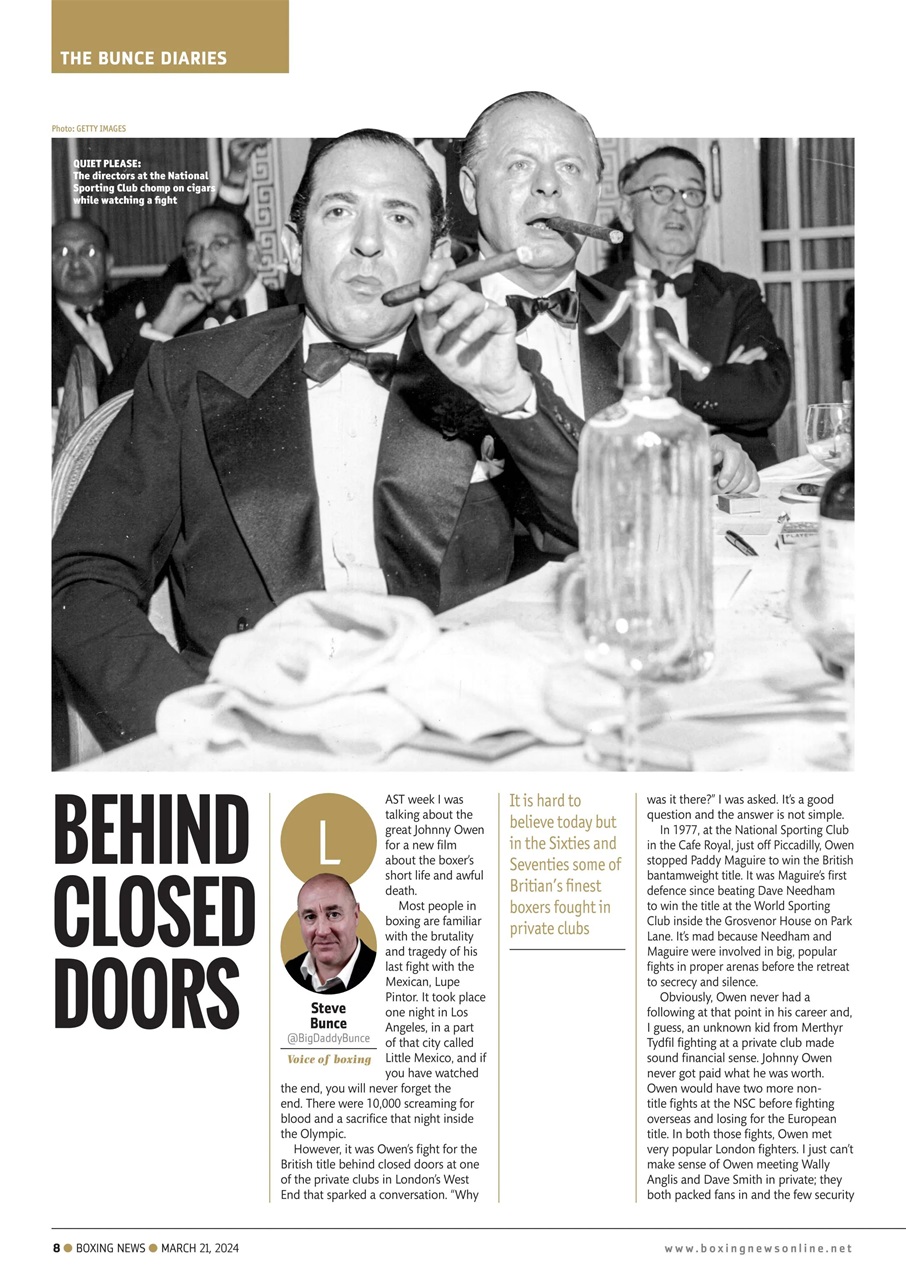Boxing News Preview Pages