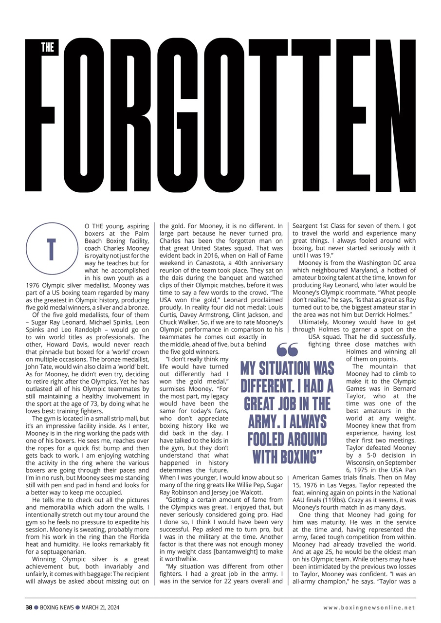 Boxing News Preview Pages