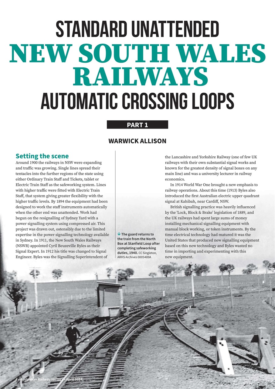 Australian Railway History Preview Pages