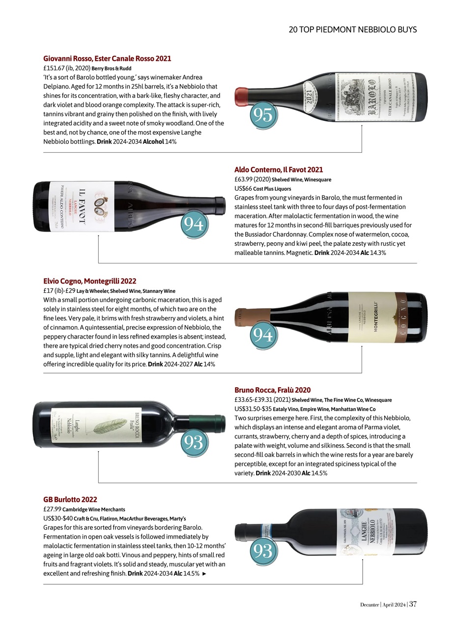 Decanter Preview Pages
