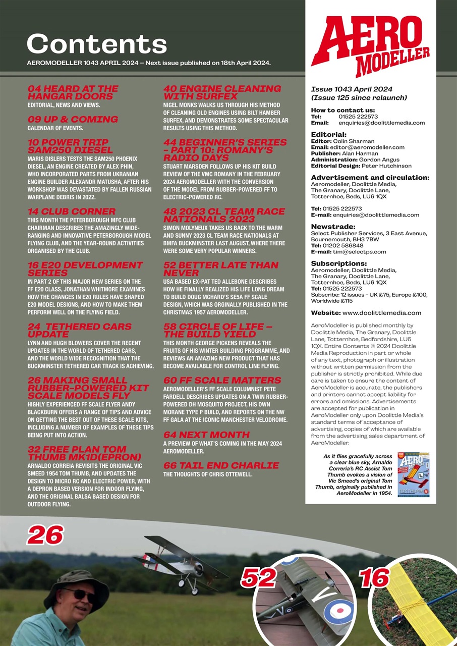 AeroModeller Magazine - April 24 Back Issue