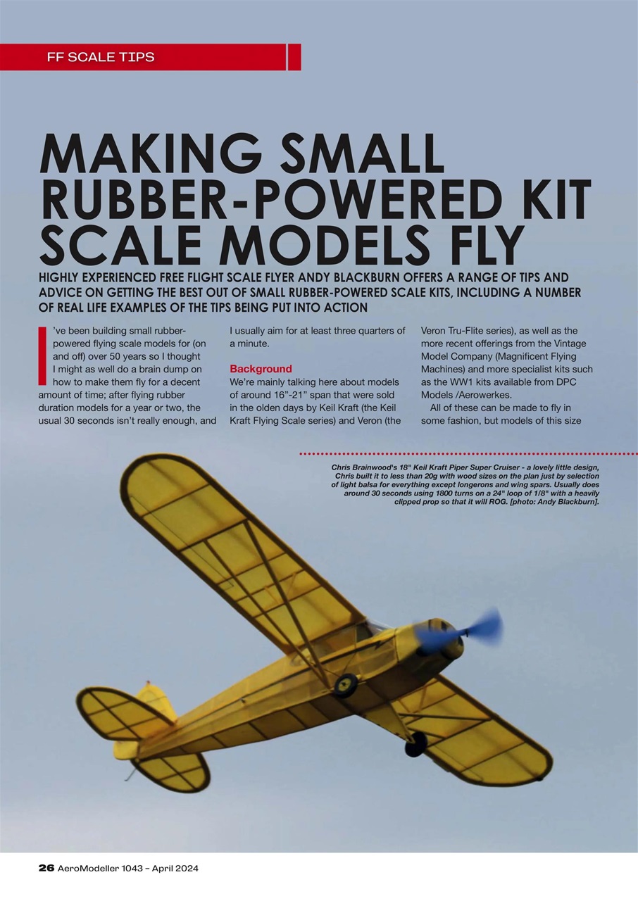 AeroModeller Preview Pages