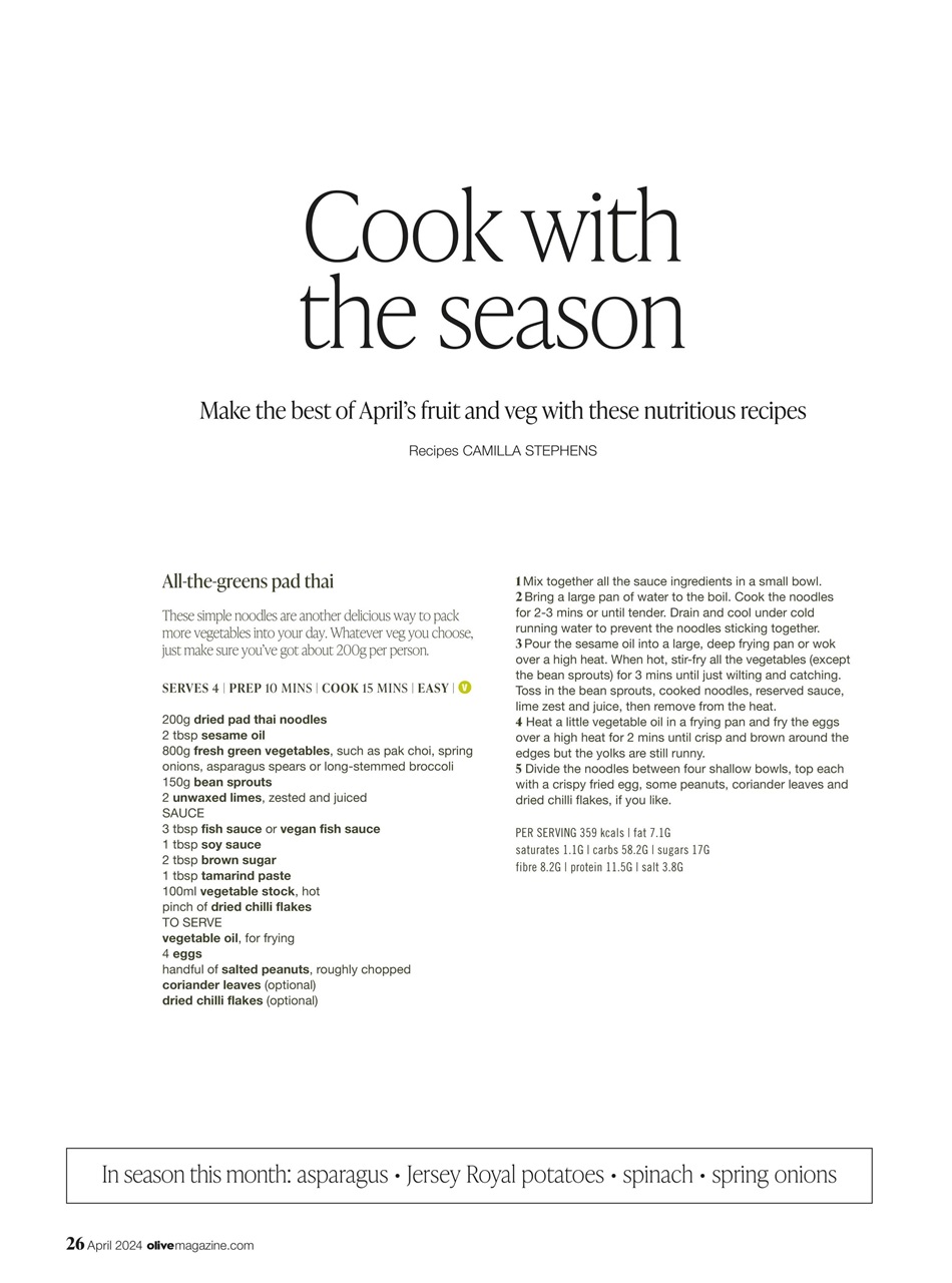 Olive Magazine Preview Pages