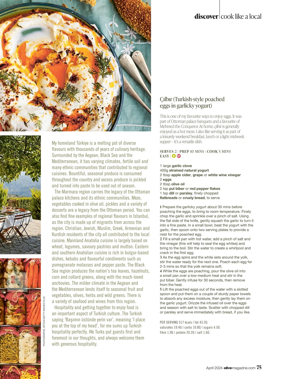 Olive Magazine Preview Pages