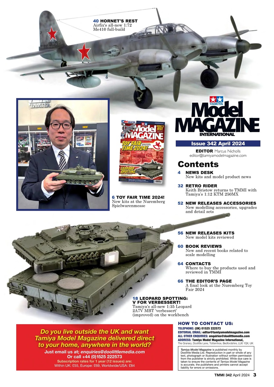 Tamiya Model Magazine Preview Pages