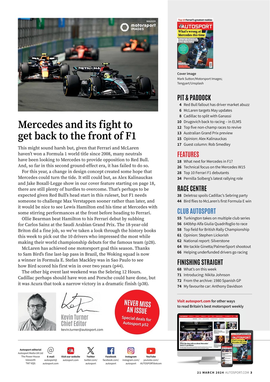 Autosport Preview Pages