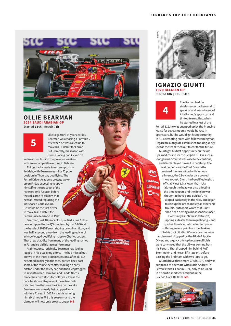 Autosport Preview Pages