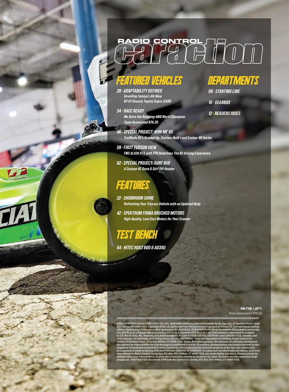 RC Car Action Preview Pages