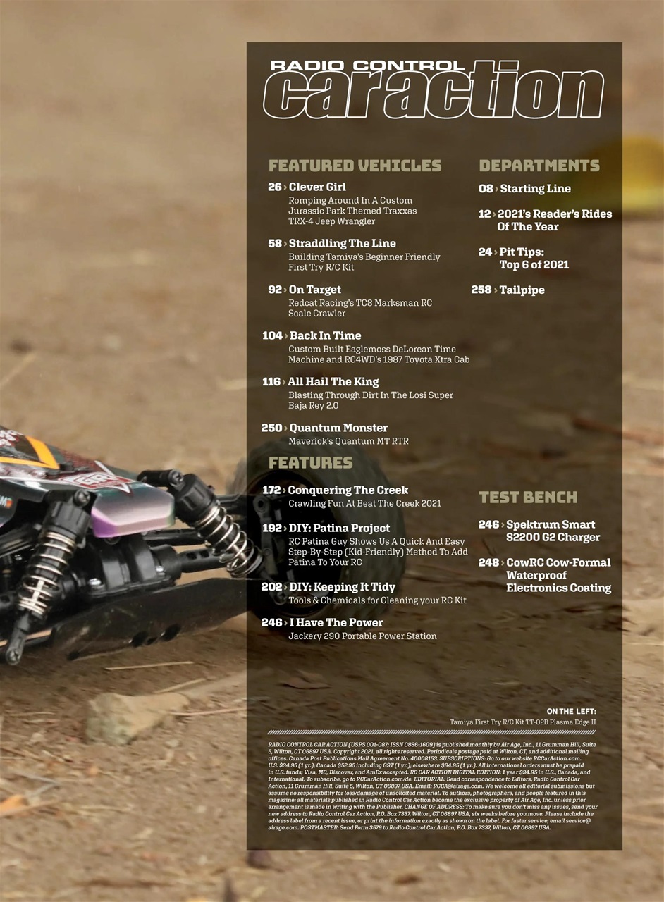 RC Car Action Preview Pages