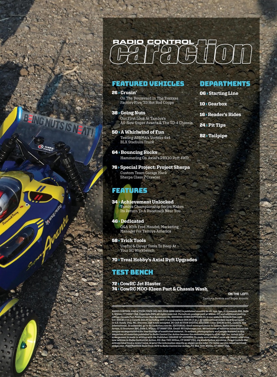 RC Car Action Preview Pages