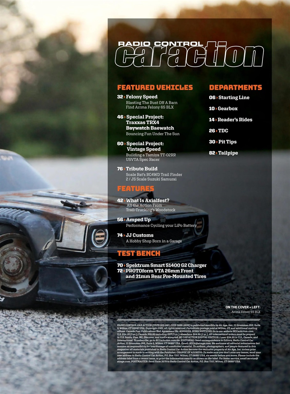 RC Car Action Preview Pages