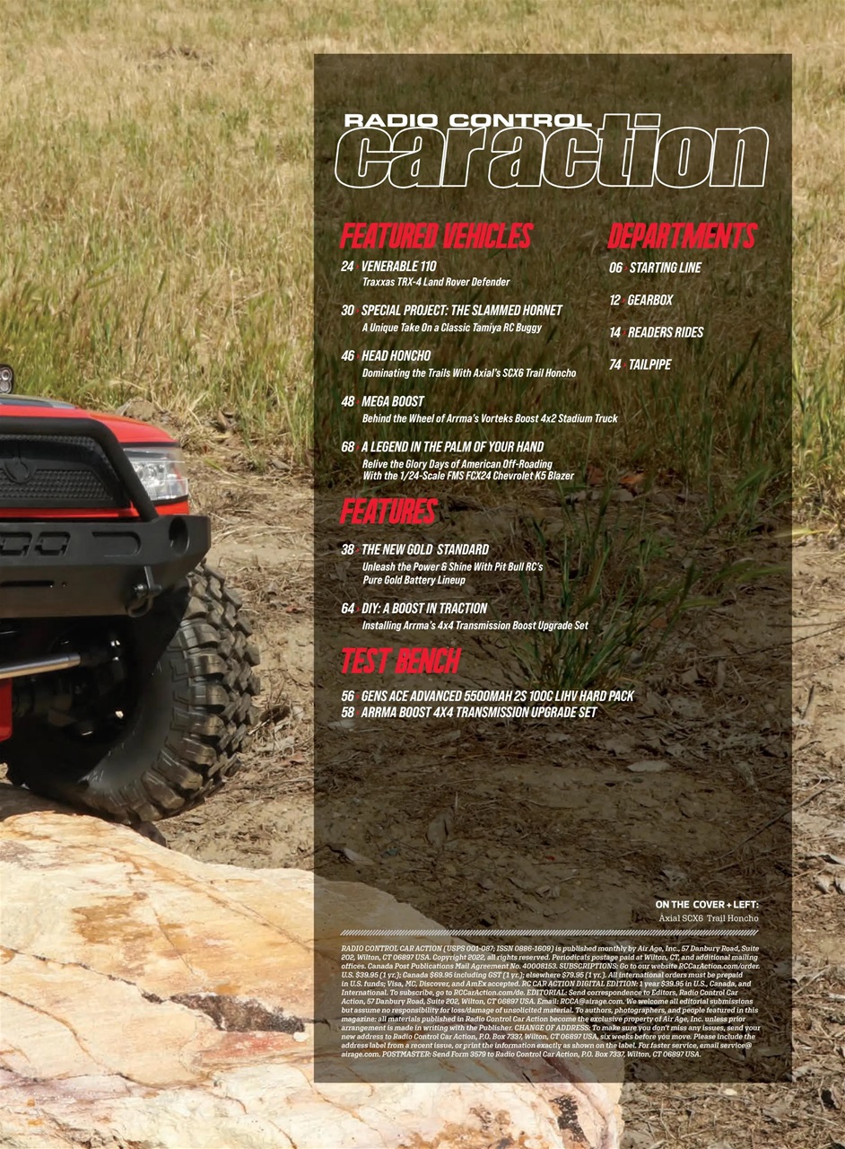 RC Car Action Preview Pages